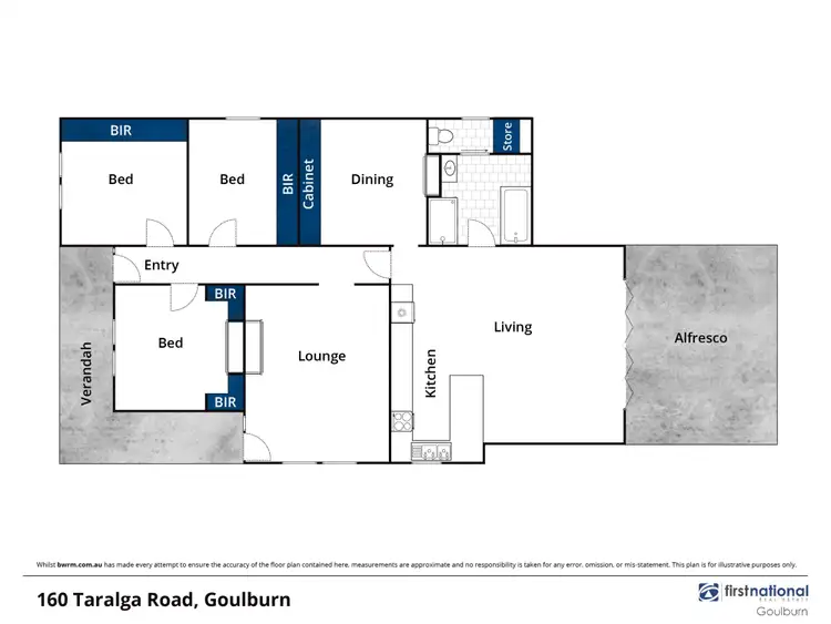 Floorplan of Homely house listing, 160 Taralga Road, Goulburn NSW 2580