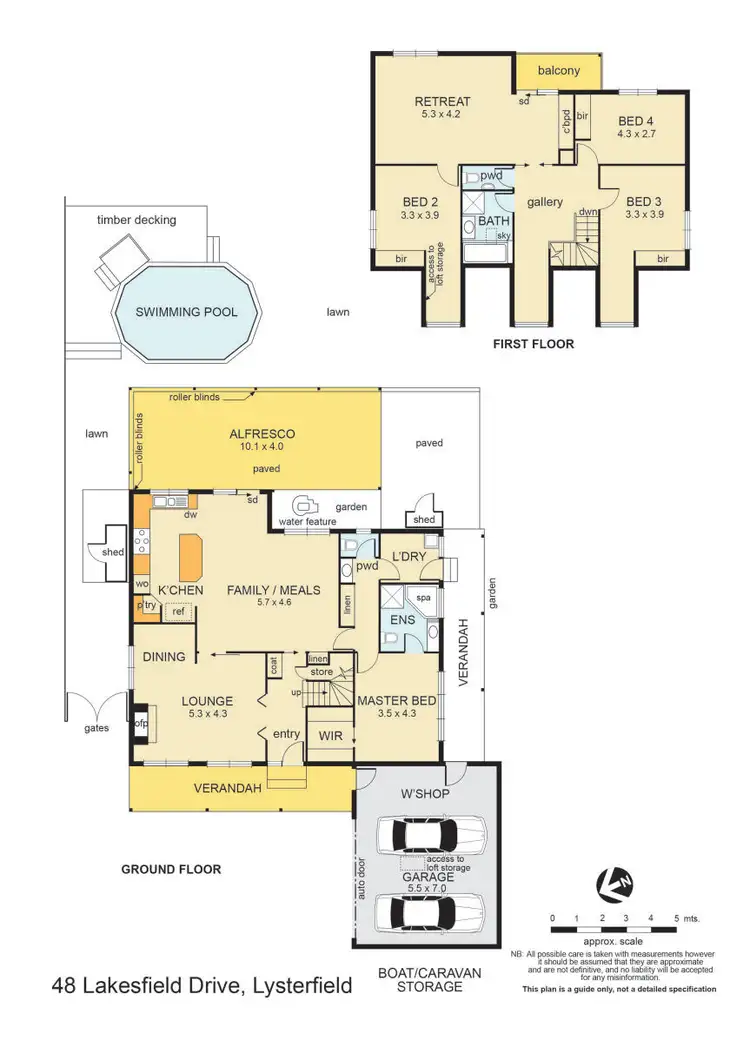 Floorplan of Homely house listing, 48 Lakesfield Drive, Lysterfield VIC 3156