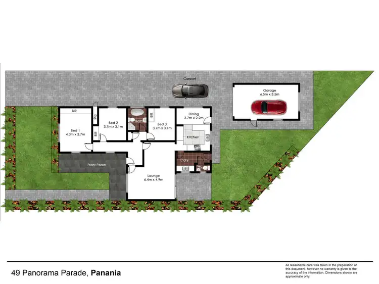 Floorplan of Homely house listing, 49 Panorama Parade, Panania NSW 2213