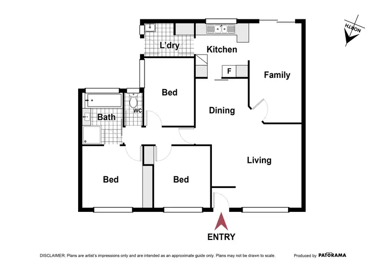 Floorplan of Homely townhouse listing, 4/101 Keverstone Circuit, Isabella Plains ACT 2905