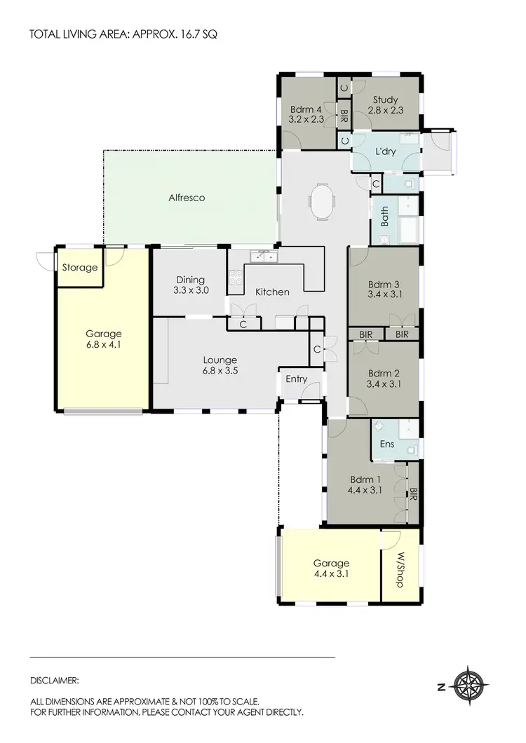 Floorplan of Homely house listing, 18 Avoca Crescent, Alfredton VIC 3350