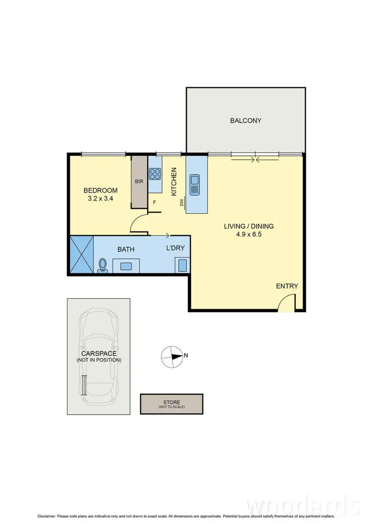 Floorplan of Homely apartment listing, 15/88 Stephen Street, Yarraville VIC 3013