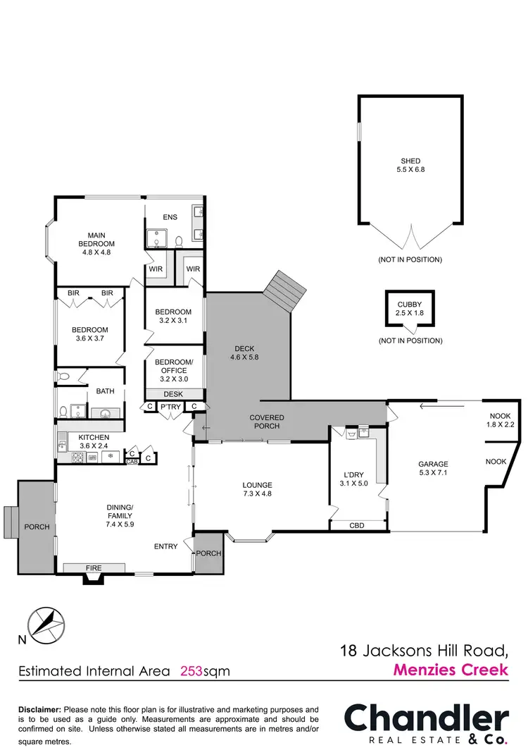 Floorplan of Homely house listing, 18 Jacksons Hill Road, Menzies Creek VIC 3159