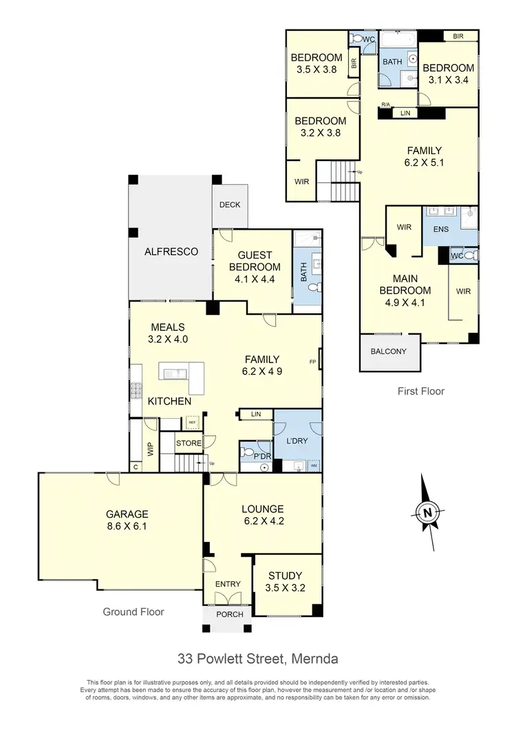 Floorplan of Homely house listing, 33 Powlett Street, Mernda VIC 3754