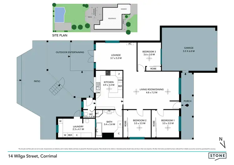 Floorplan of Homely house listing, 14 Wilga Street, Corrimal NSW 2518