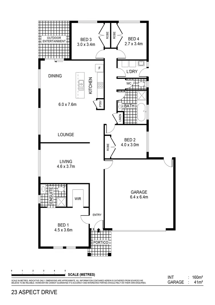 Floorplan of Homely house listing, 23 Aspect Drive, Huntly VIC 3551