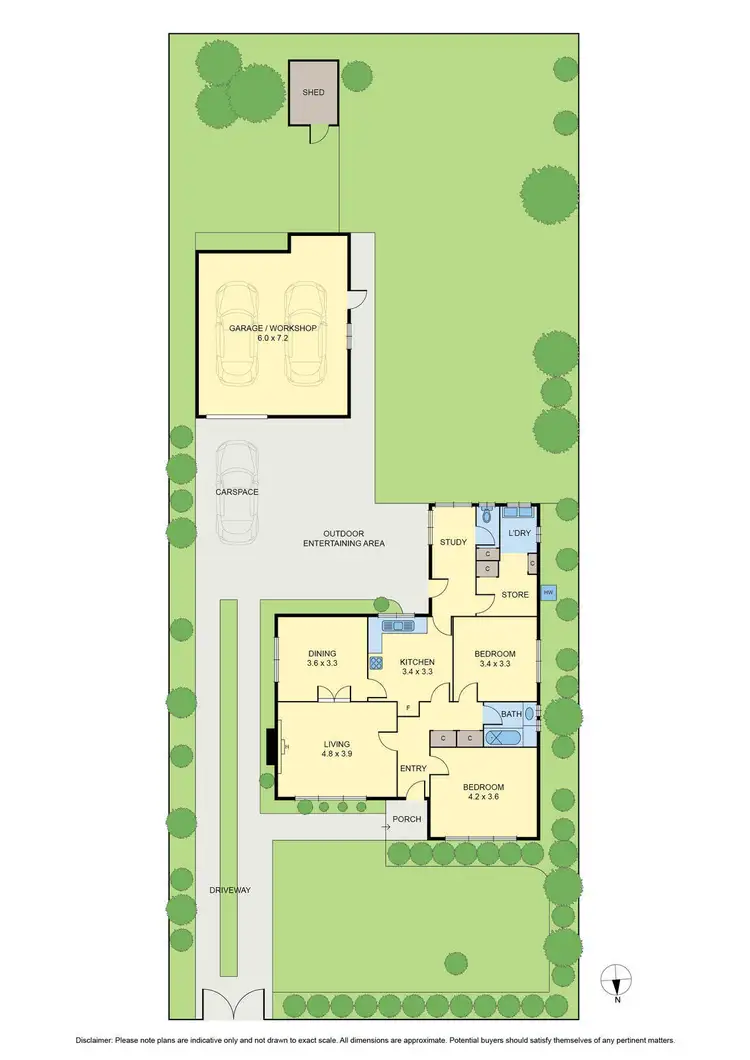 Floorplan of Homely house listing, 13 Truscott Street, Glenroy VIC 3046