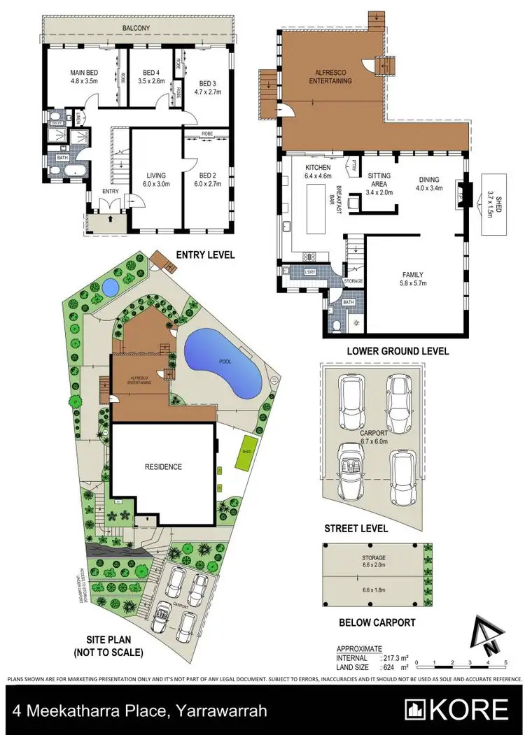 Floorplan of Homely house listing, 4 Meekatharra Place, Yarrawarrah NSW 2233