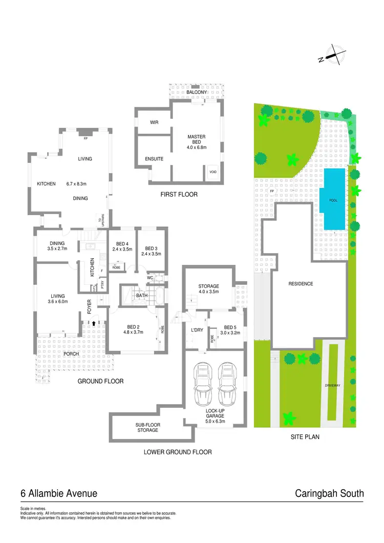 Floorplan of Homely house listing, 6 Allambie Avenue, Caringbah South NSW 2229