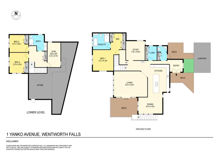 Floorplan of Homely house listing, 1 Yanko Avenue, Wentworth Falls NSW 2782