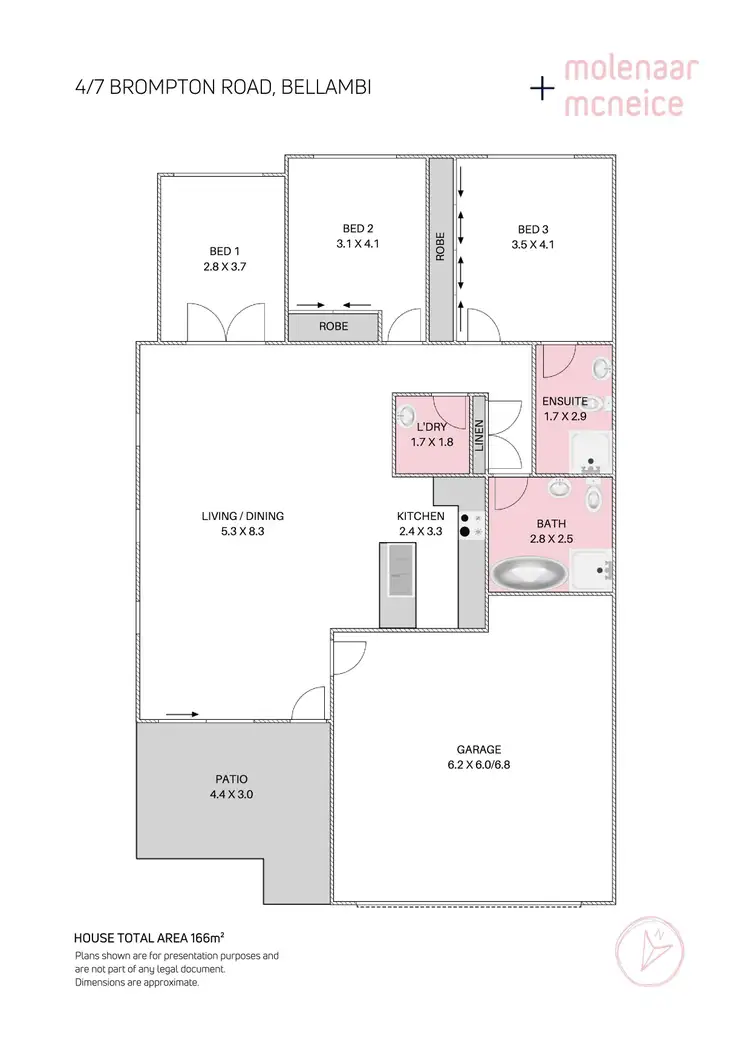 Floorplan of Homely townhouse listing, 4/7 Brompton Road, Bellambi NSW 2518