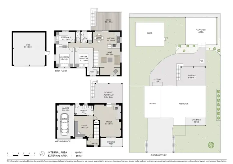 Floorplan of Homely house listing, 334 Shields Avenue, Frenchville QLD 4701