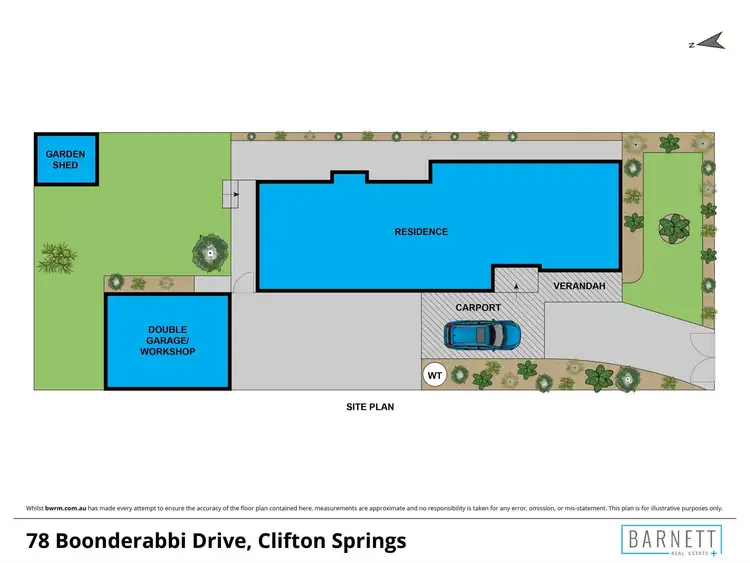 Floorplan of Homely house listing, 78 Boonderabbi Drive, Clifton Springs VIC 3222