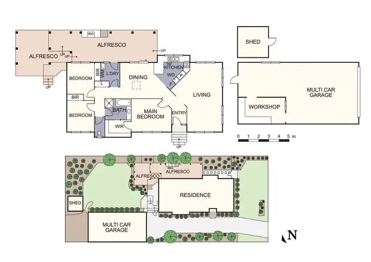 Floorplan of Homely house listing, 6 Day Crescent, Bayswater North VIC 3153