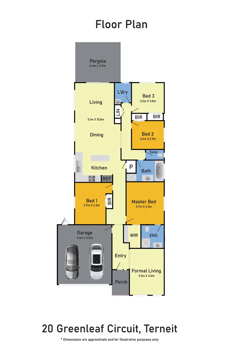 Floorplan of Homely house listing, 20 Greenleaf Circuit, Tarneit VIC 3029