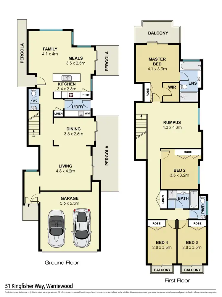 Floorplan of Homely house listing, 51 Kingfisher Way, Warriewood NSW 2102