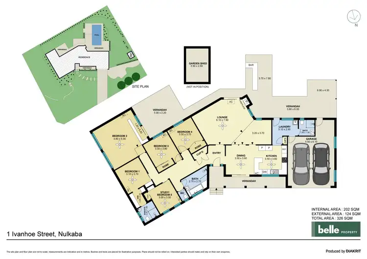 Floorplan of Homely house listing, 1 Ivanhoe Street, Nulkaba NSW 2325