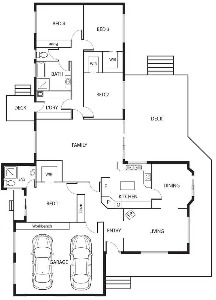 Floorplan of Homely house listing, 4 Sid Barnes Crescent, Gordon ACT 2906