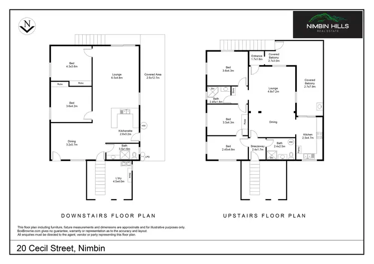 Floorplan of Homely house listing, 20 Cecil Street, Nimbin NSW 2480