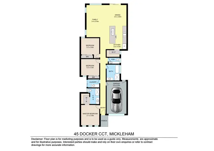 Floorplan of Homely house listing, 45 Docker Circuit, Mickleham VIC 3064