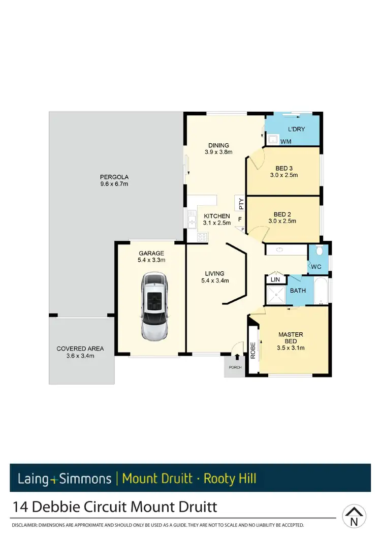 Floorplan of Homely house listing, 14 Debbie Circuit, Mount Druitt NSW 2770