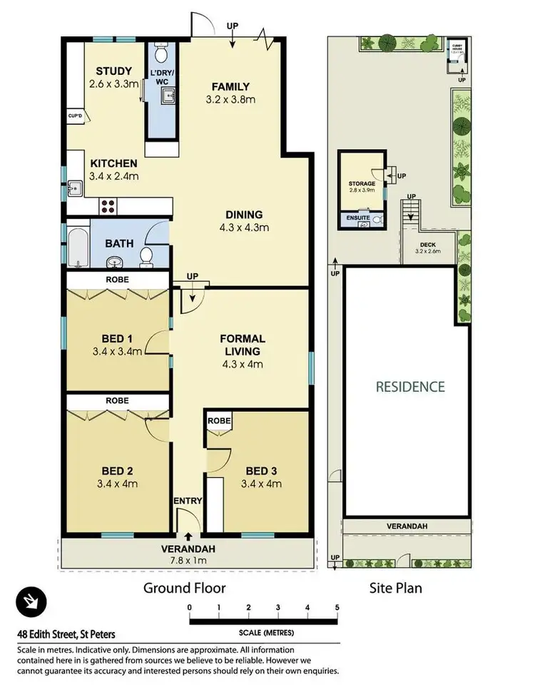 Floorplan of Homely house listing, 48 Edith Street, St Peters NSW 2044