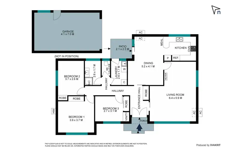 Floorplan of Homely house listing, 11 Greenbrook Drive, Epping VIC 3076