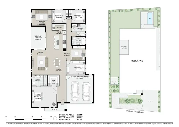 Floorplan of Homely house listing, 2159 Warralily Boulevard, Armstrong Creek VIC 3217