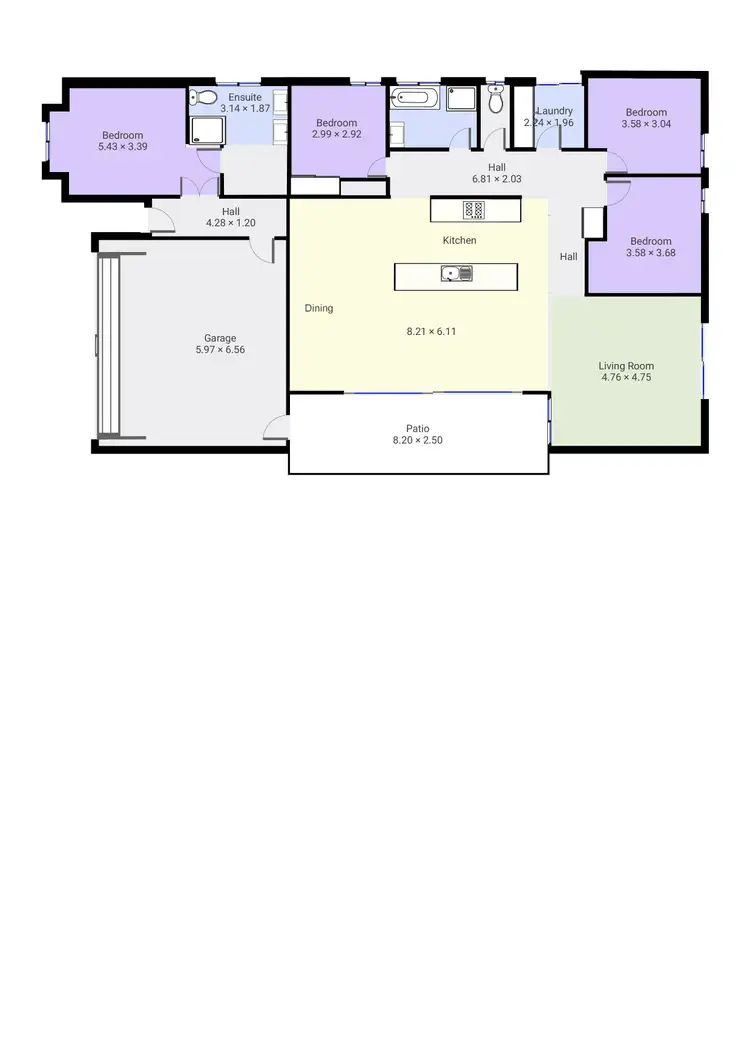 Floorplan of Homely house listing, 17 Rooney Avenue, Killara VIC 3691