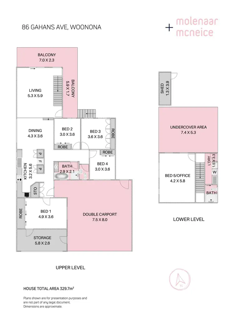 Floorplan of Homely house listing, 86 Gahans Avenue, Woonona NSW 2517