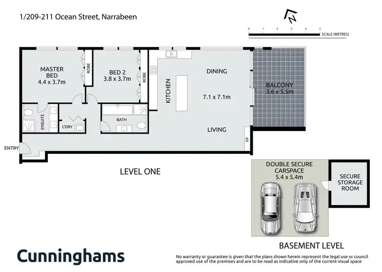 Floorplan of Homely apartment listing, 1/209-211 Ocean Street, Narrabeen NSW 2101