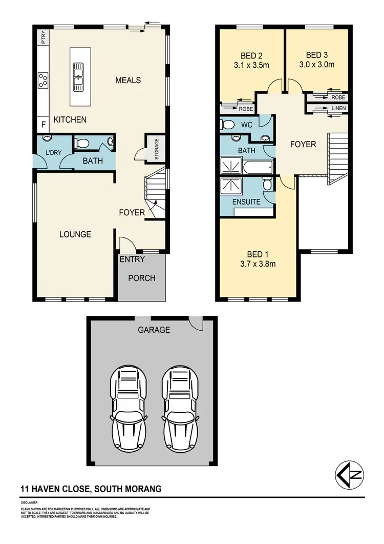 Floorplan of Homely house listing, 11 Haven Close, South Morang VIC 3752