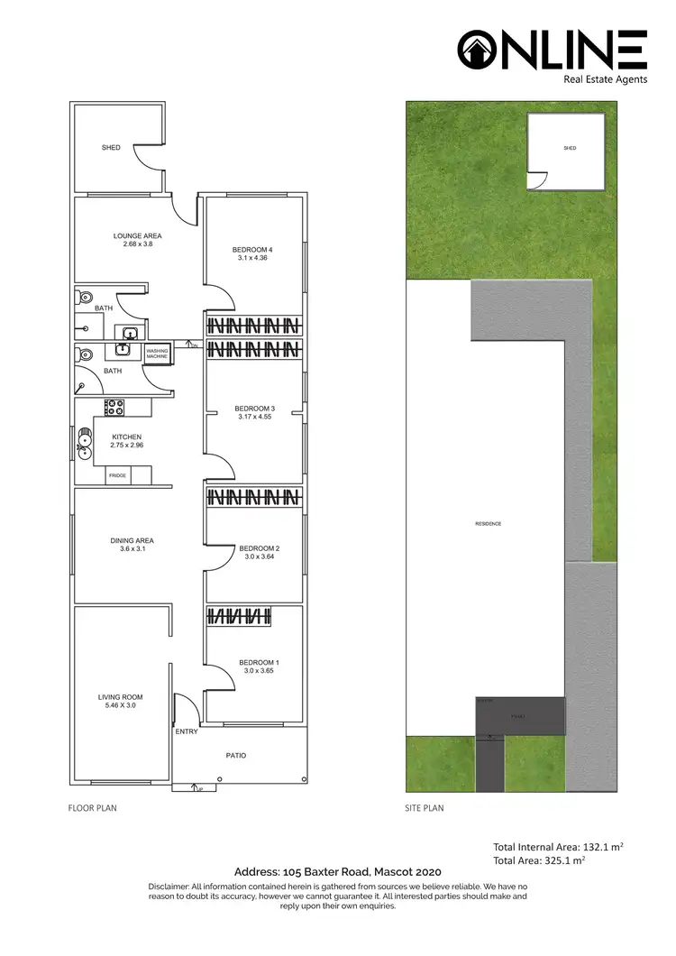 Floorplan of Homely house listing, 105 Baxter Road, Mascot NSW 2020