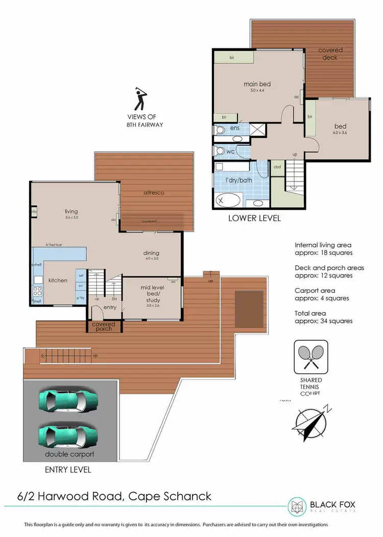 Floorplan of Homely townhouse listing, 6/2 Harwood Road, Cape Schanck VIC 3939
