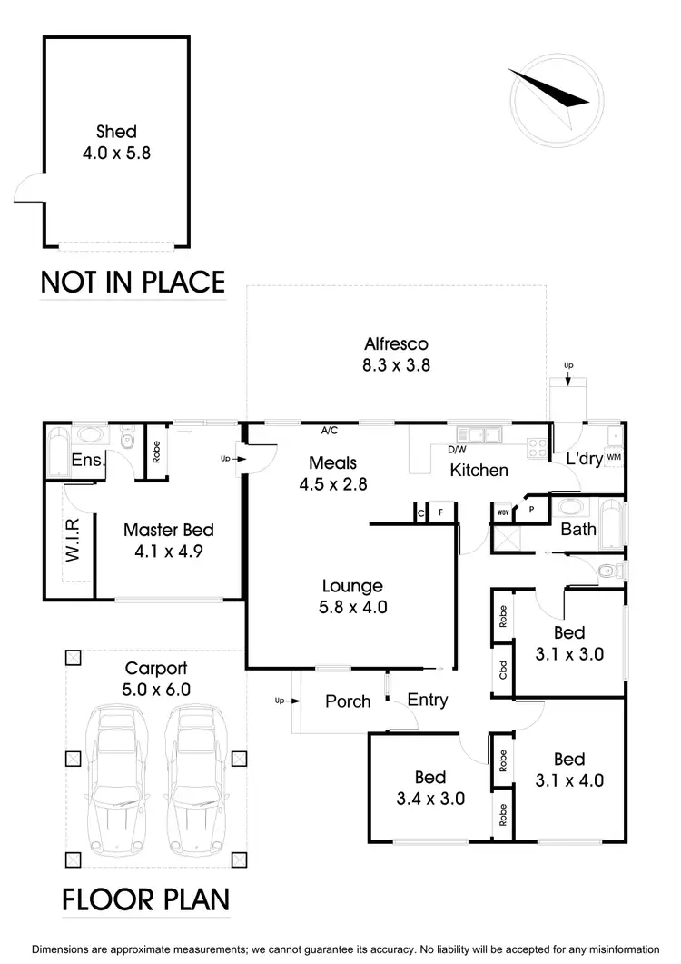 Floorplan of Homely house listing, 6 Cobain Square, Wantirna VIC 3152