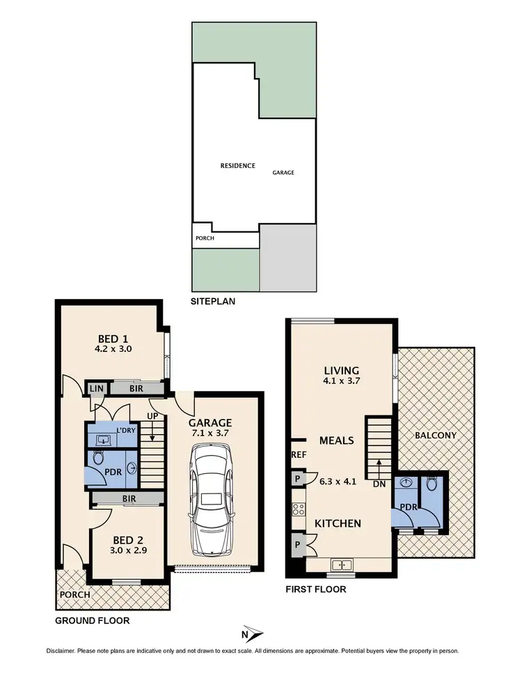 Floorplan of Homely townhouse listing, 4/9 Smith Street, Reservoir VIC 3073