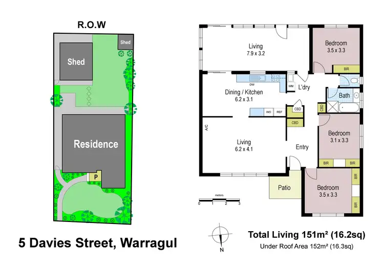 Floorplan of Homely house listing, 5 Davies Street, Warragul VIC 3820