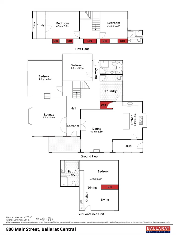 Floorplan of Homely house listing, 800 Mair Street, Ballarat Central VIC 3350