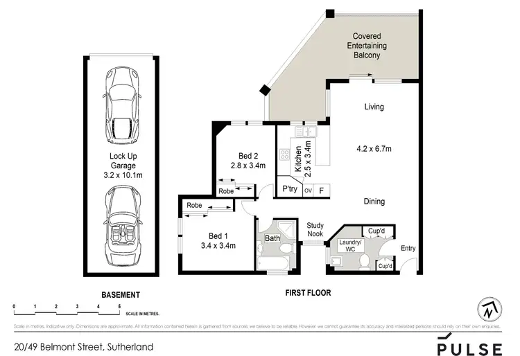 Floorplan of Homely apartment listing, 20/49-53 Belmont Street, Sutherland NSW 2232