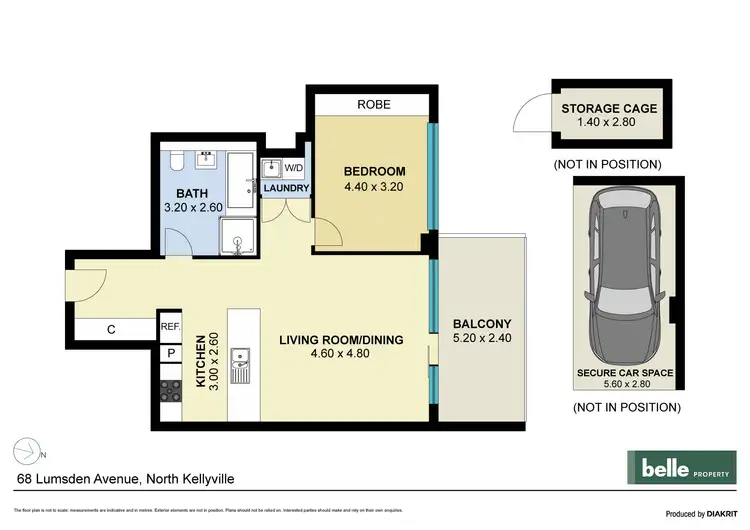 Floorplan of Homely apartment listing, 404/68 Lumsden Avenue, North Kellyville NSW 2155
