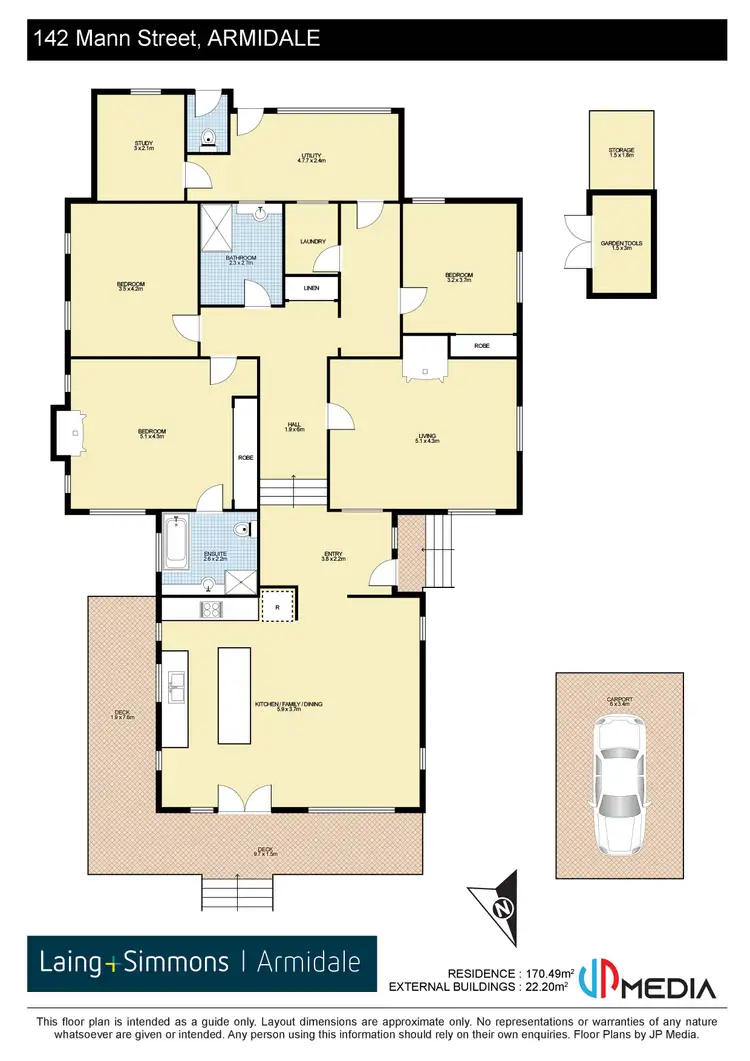 Floorplan of Homely house listing, 142 Mann Street, Armidale NSW 2350