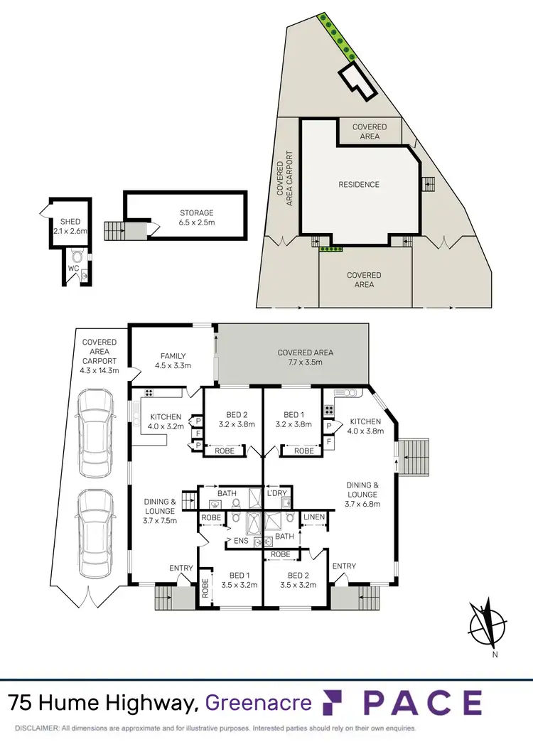 Floorplan of Homely house listing, 75 Hume Highway, Greenacre NSW 2190