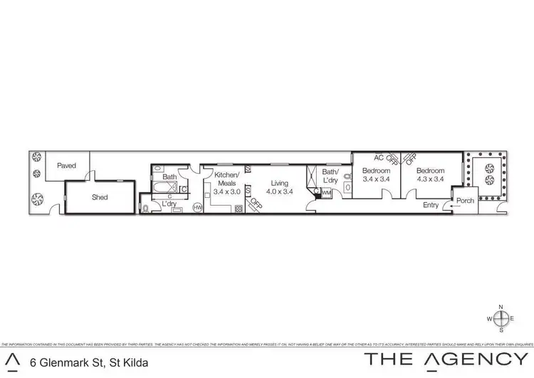 Floorplan of Homely house listing, 6 Glenmark Avenue, St Kilda VIC 3182