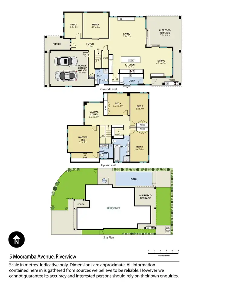 Floorplan of Homely house listing, 5 Mooramba Avenue, Riverview NSW 2066