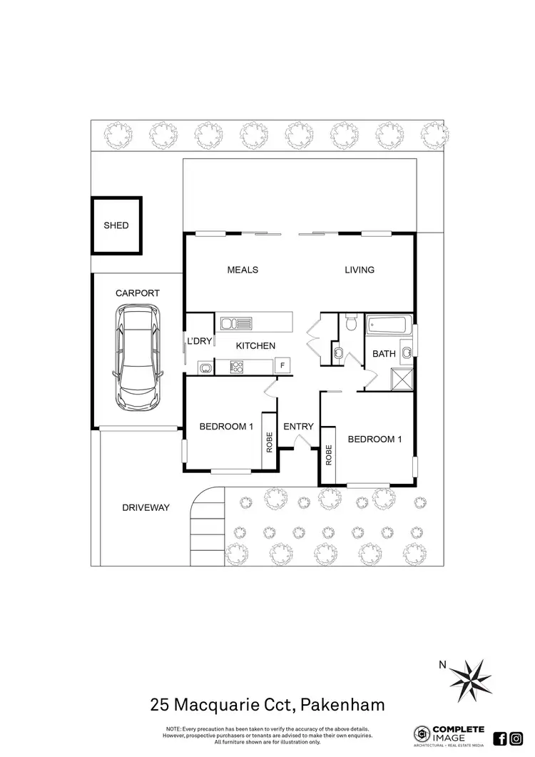 Floorplan of Homely house listing, 25 Macquarie Circuit, Pakenham VIC 3810