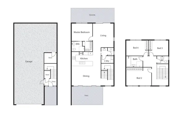 Floorplan of Homely townhouse listing, 5/15 Charteris Crescent, Chifley ACT 2606