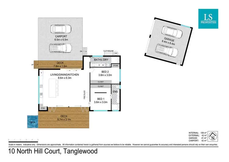 Floorplan of Homely house listing, 10 North Hill Court, Tanglewood NSW 2488
