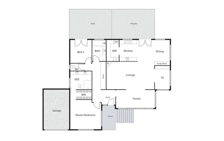 Floorplan of Homely house listing, 4 Boucaut Place, Curtin ACT 2605
