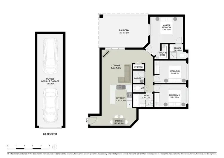 Floorplan of Homely unit listing, 14/11 Kilbenny Street, Kellyville Ridge NSW 2155