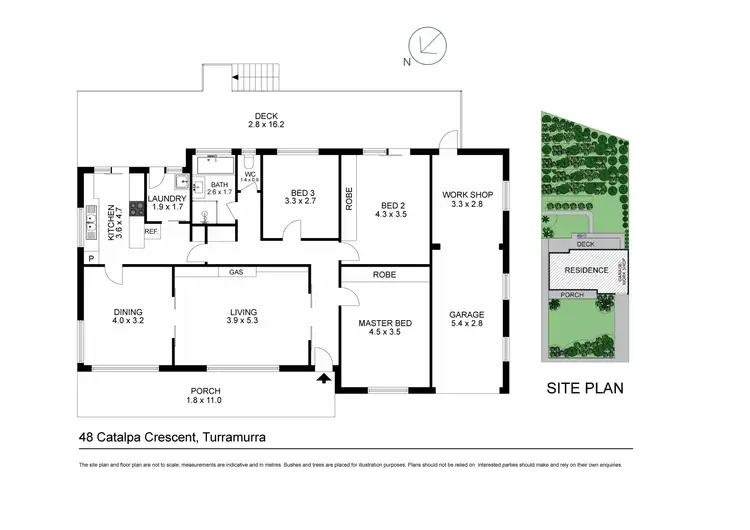 Floorplan of Homely house listing, 48 Catalpa Crescent, Turramurra NSW 2074